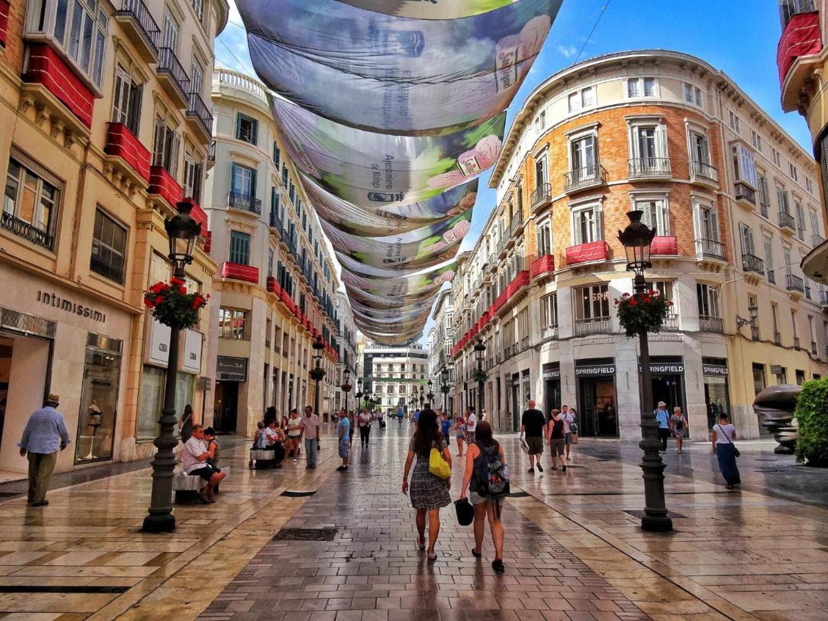 Apt Historic Center Malaga Free Parking Bagian luar foto