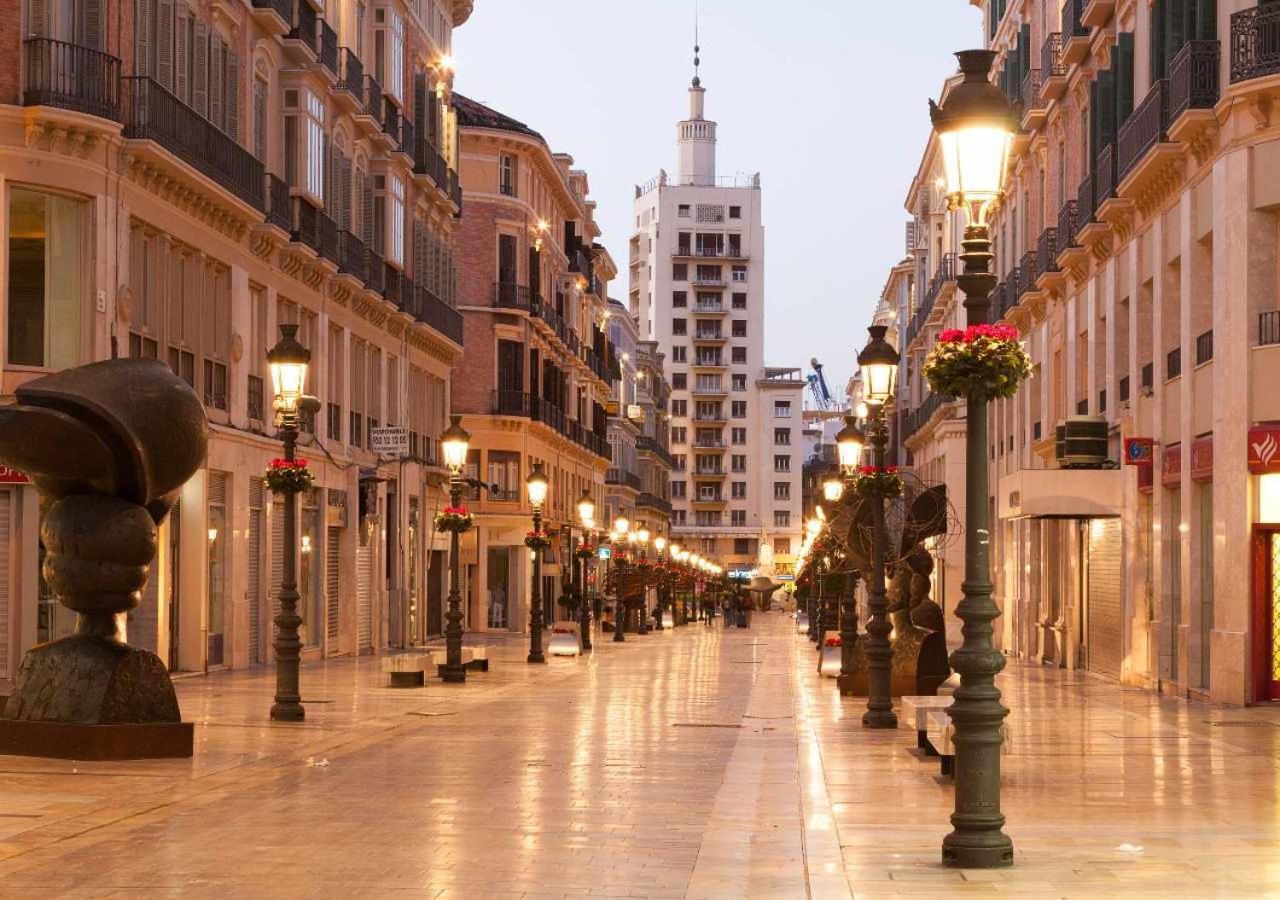 Apt Historic Center Malaga Free Parking Bagian luar foto